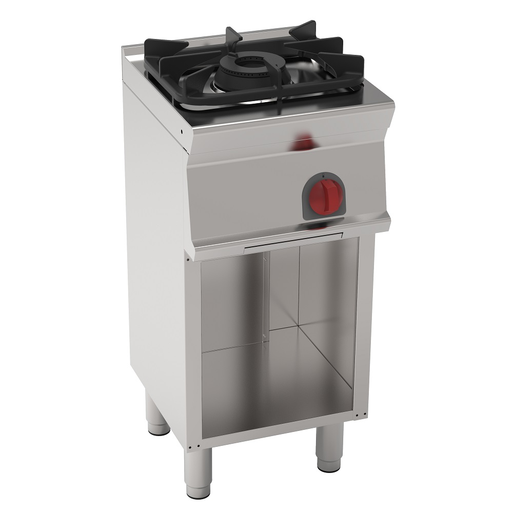 Gas cooker 1 burner on open support - 400x450x900 mm - 7,2 Kw - 33290317 Eurast