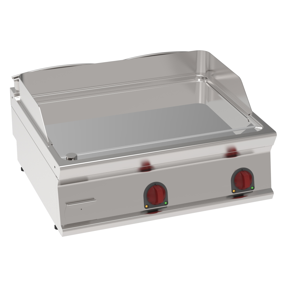 Electric hard chrome hot plate 15 mm smooth table top - 800x700x280 mm - 7,8 Kw 400/3V - 36630617 Eu