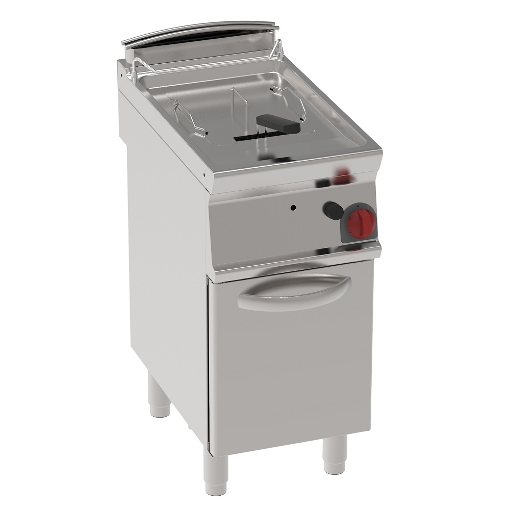 Gas fryer 15 liters on support - 400x700x900 mm - 12 Kw - 39231317 Eurast