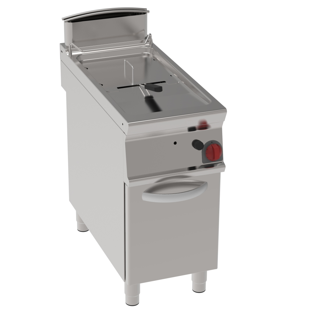 Gas fryer 20 liters on support - 400x900x900 mm - 16 Kw - 39681313 Eurast