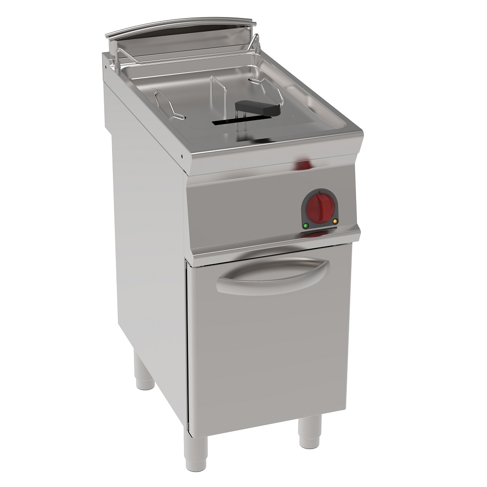 Electric fryer 15 liters on support - 400x700x900 mm - 12 Kw 400/3V - 39550617 Eurast
