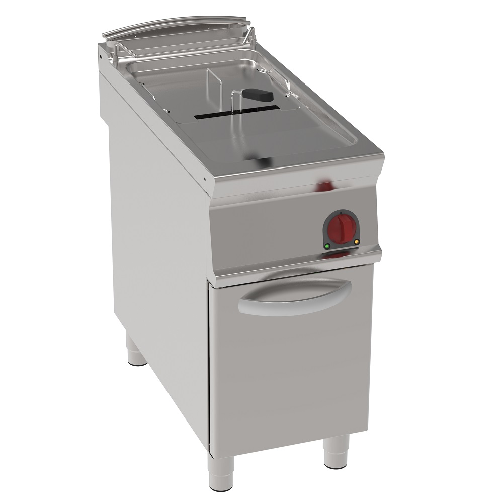 Electric fryer 20 liters on support - 400x900x900 mm - 16,5 Kw 400/3V - 39180613 Eurast