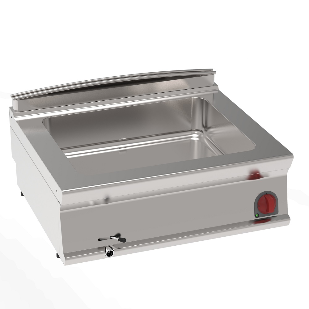 Electric bain marie gn 2/1 on table top - 800x700x280 mm - 2,6 Kw 230/1V - 37720617 Eurast