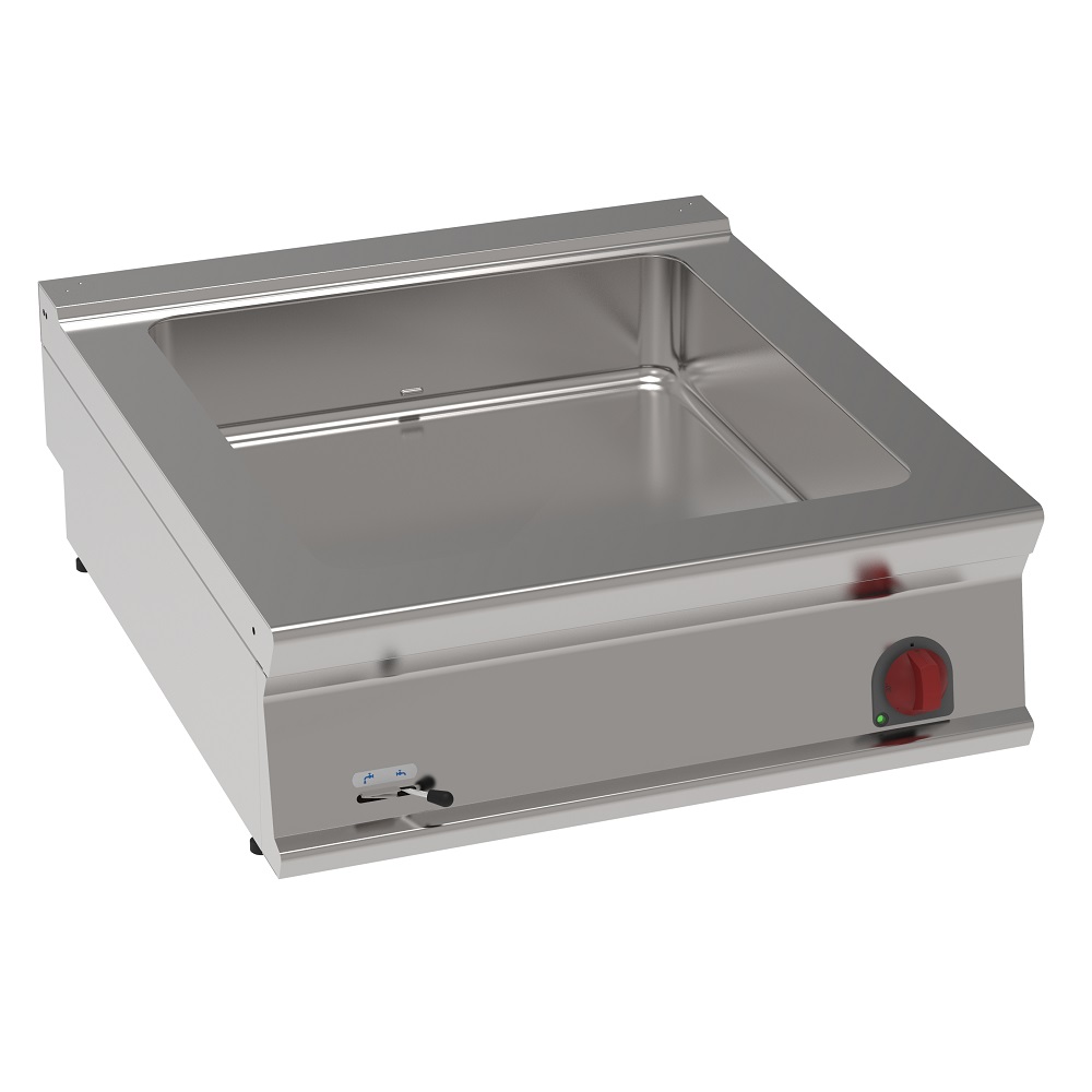 Electric bain-marie 8 gn 1/3 on table top - 800x900x280 mm - 4,5 Kw 400/3V - 37740613 Eurast
