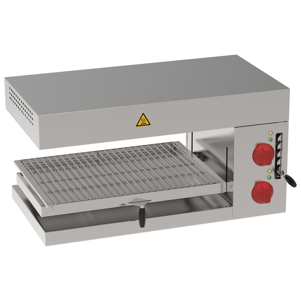 Gratinador electrico 1 parrilla 57x40 750x400x350 mm