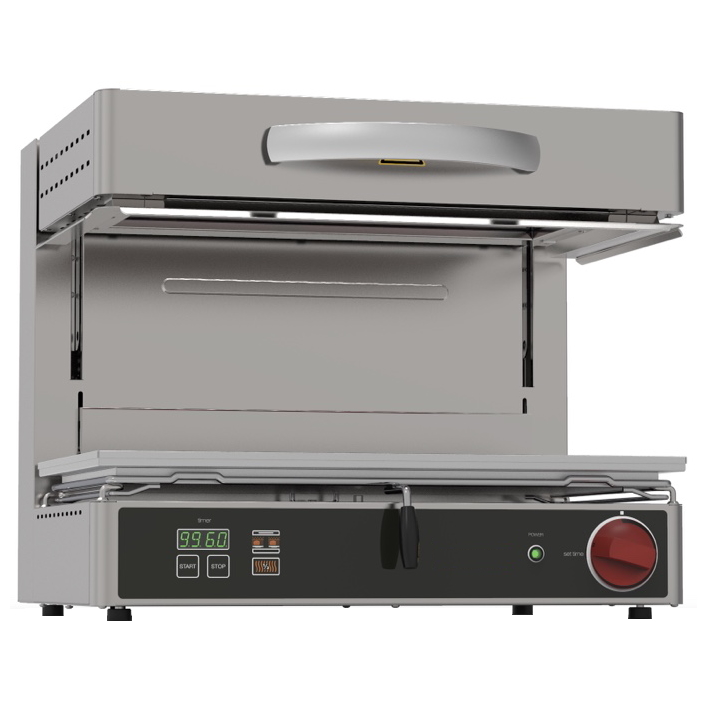 Fast electric salamander 1 grill 60x35 - 600x480x500 mm - 4 KW 230/1V - 43730612 Eurast