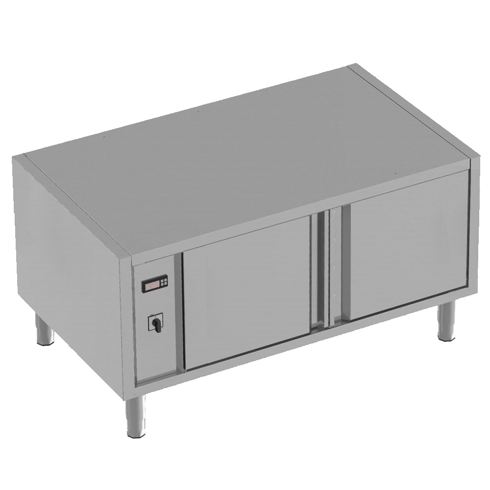 Reserva caliente para comidas 2 puertas gn 1/1 1200x700x600 mm