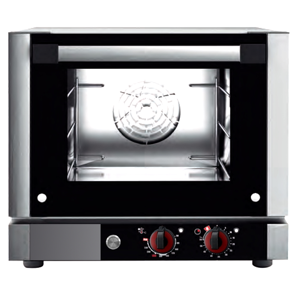 Horno conv. eléc. dir.3 gn 1/2 o latas 340x240 500x560x460 mm