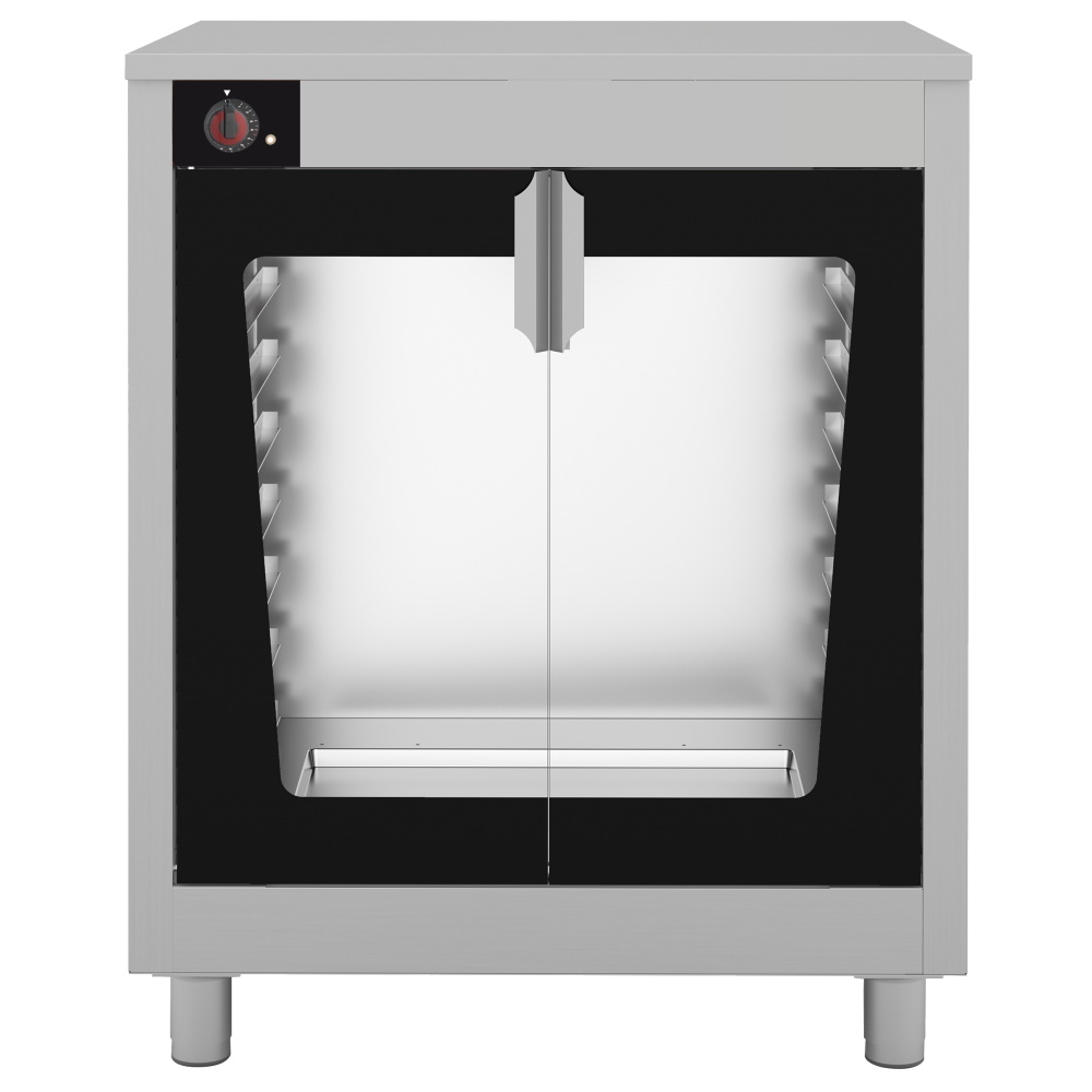 Hot or fermentation cabinet dir.8 tins 600x400 - 760x700x930 mm - 1,4 KW 230/1V - 80406017 Eurast