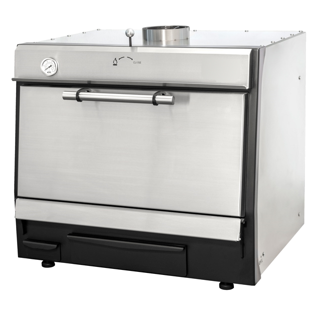 Horno de brasa de acero inoxidable con rejilla de 585 x 465 700x610x650 mm