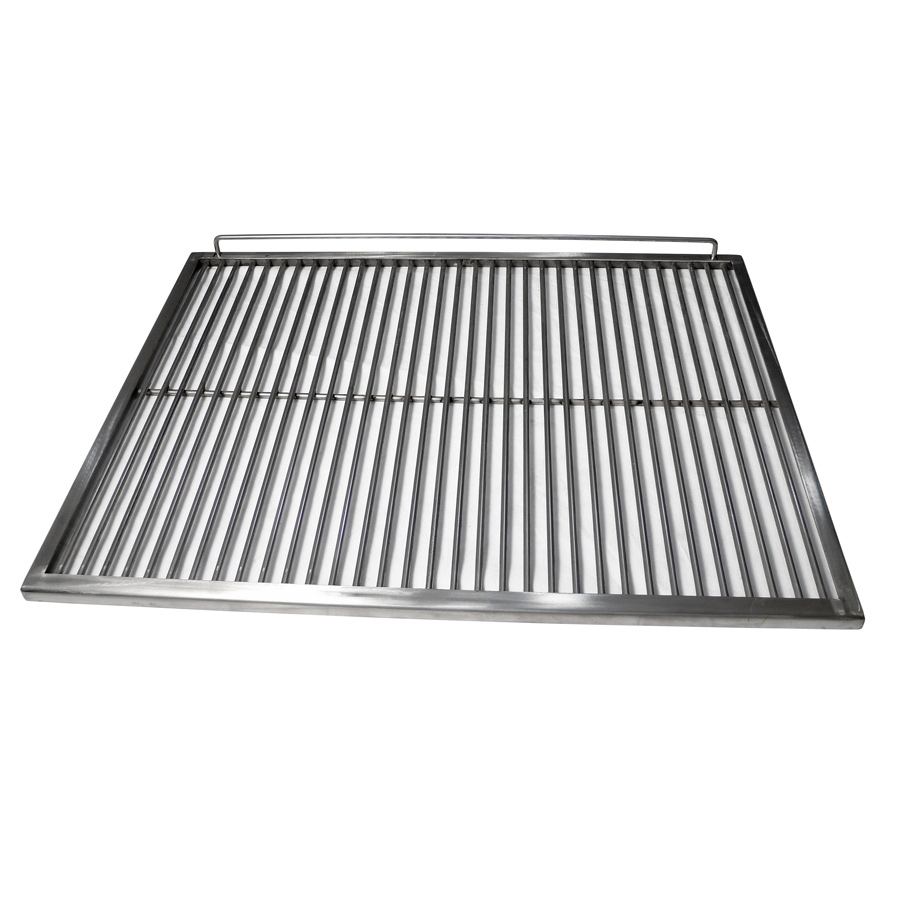 Stainless steel rod grill for charcoal ovens - 780x625x15 mm - 4A050009 Eurast