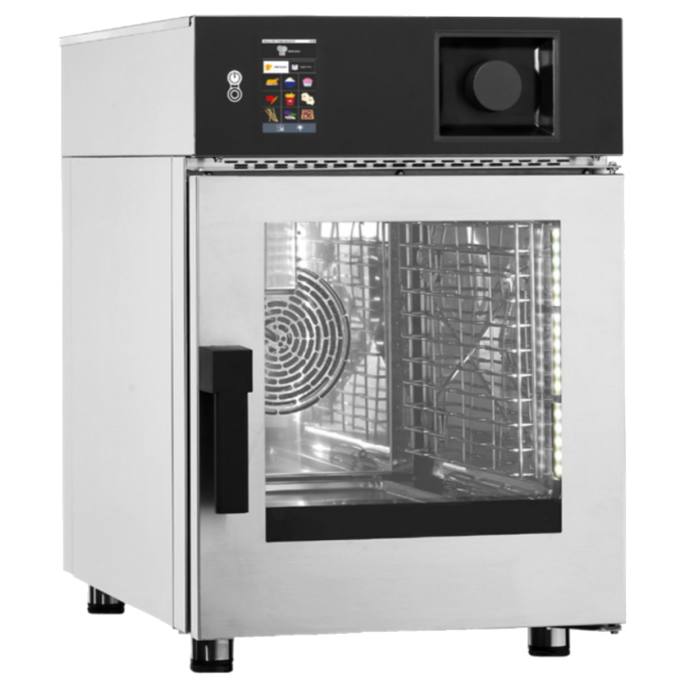 Horno mixto conv.-vapor dir. eléc. 6 gn 1/1 520x800x770 mm