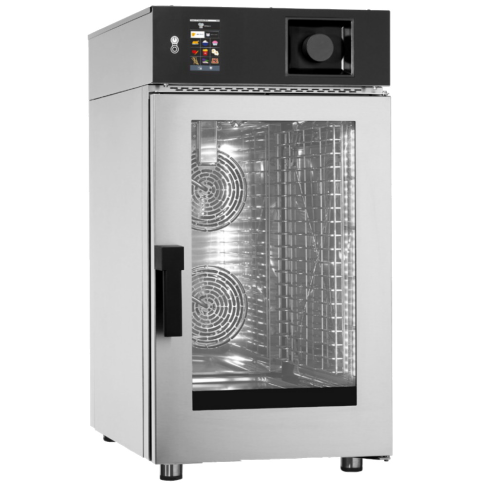 Mixed oven conv.-steam dir. electr. 10 gn 1/1 - 520x800x1000 mm - 13,8 KW 400/3V - 410101MK Eurast