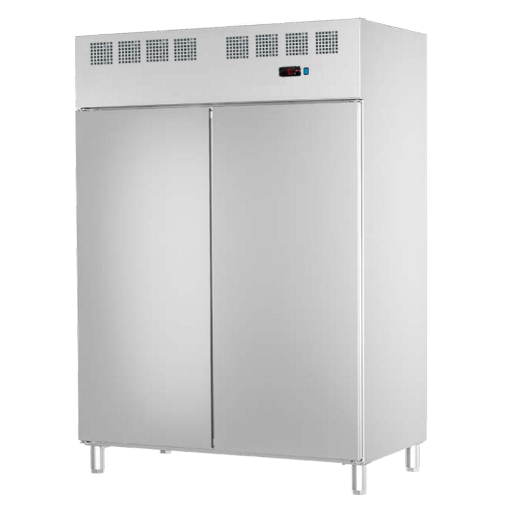 Freezer cabinet 2 doors 530x650 gn 2/1 or 400x600 - 1400x820x2010 mm - 1250 W 230/1V - 77699509 Eura