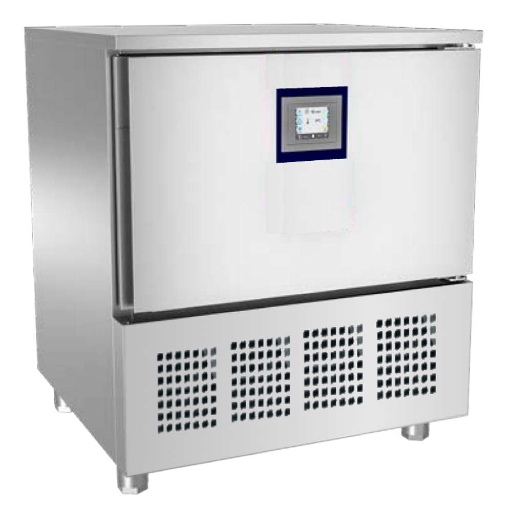 Blast chiller 5 gn 1/1 or tray-l 40x60 - 800x700x850 mm - 1200 W 230/1V - 54598850 Eurast