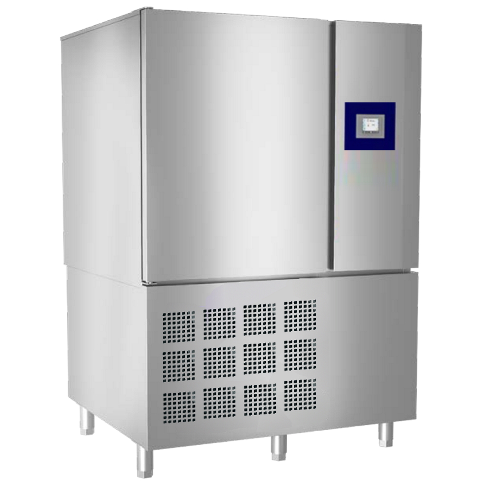 Blast chiller 10 gn 2/1 or tray-l 40x60 - 1200x1050x1800 mm - 3500 W 400/3V - 54009850 Eurast