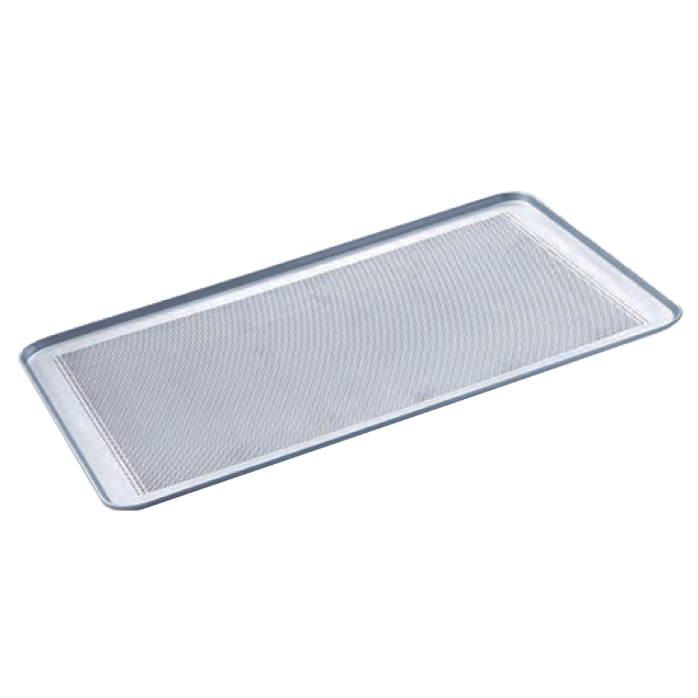 Perforated aluminium pan for bakery oven - 600x400x10 mm - PI231600 Eurast