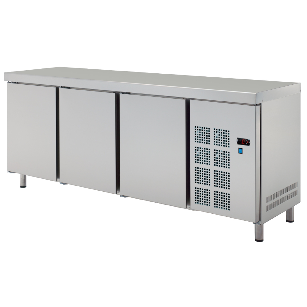 Central cold table 3 doors - 2020x600x850 mm - 220 W 230/1V - 7C197950 Eurast