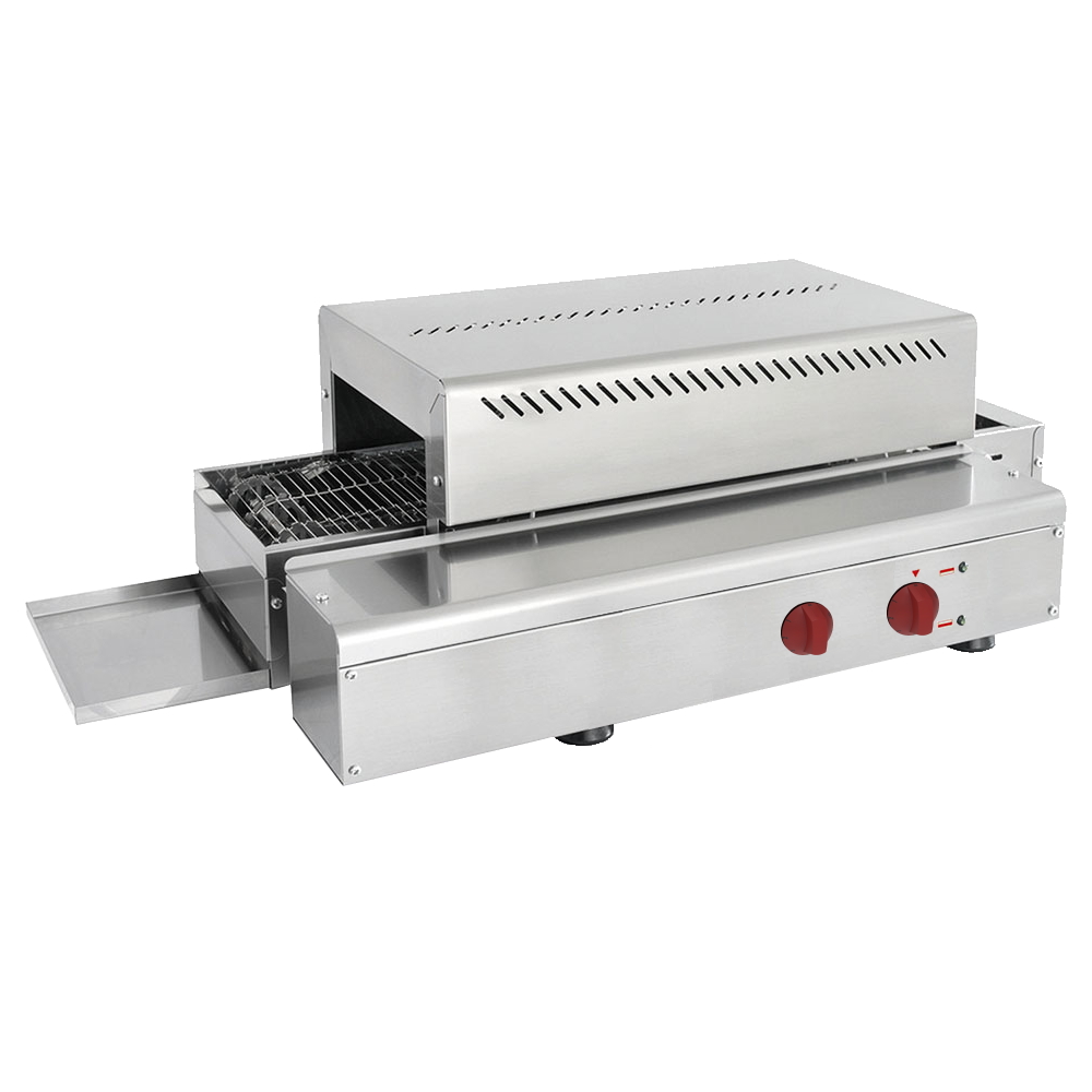 Electric ribbon bread toaster for bread - 750x420x250 mm - 3 KW 230/1V - 43616017 Eurast