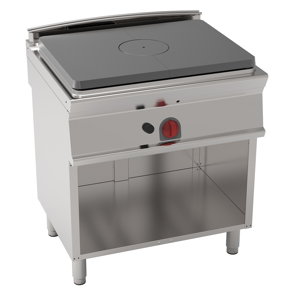 Gas solid top 1 burner on open support - 800x700x900 mm - 9 Kw - 48030317 Eurast