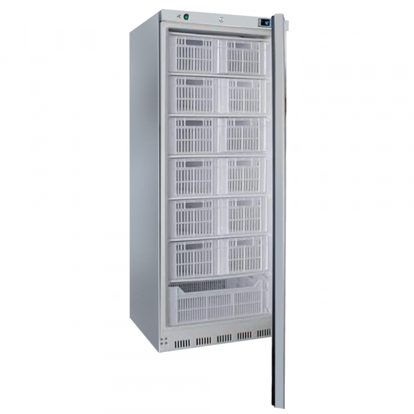 Static freezer cabinet stainless steel 600 lts + 13 baskets - 780x740x1870 mm - 150 W 230/1V - 75692