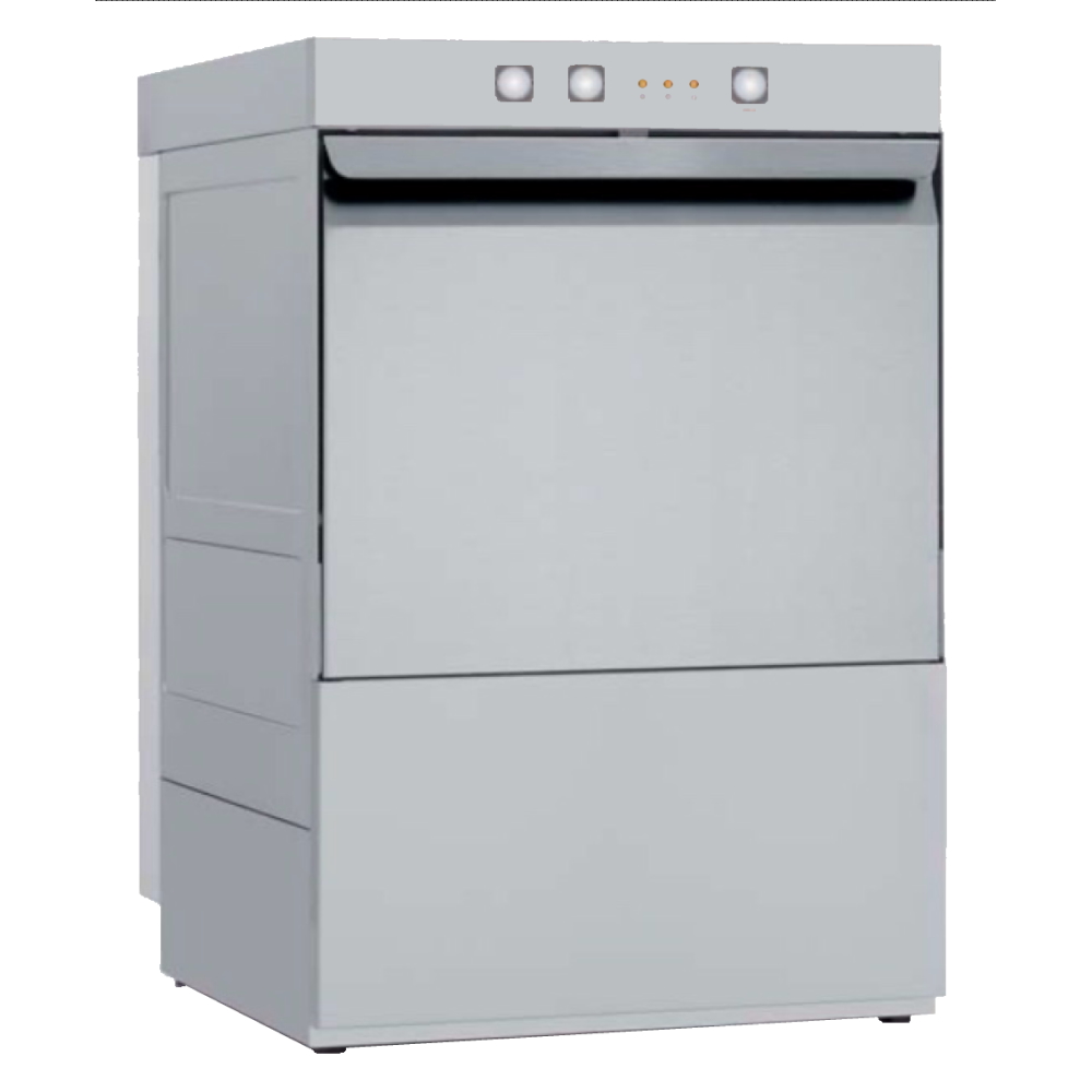 Industrial glasswasher 39x39 30 baskets/h. with emptying pump - 440x535x670 mm - 3,5 KW 230/1V - 451