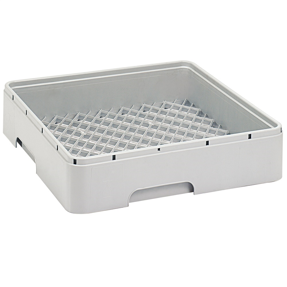 Multipurpose basket with flat base for dishwashers - 450x450x105 mm - 92491 Eurast