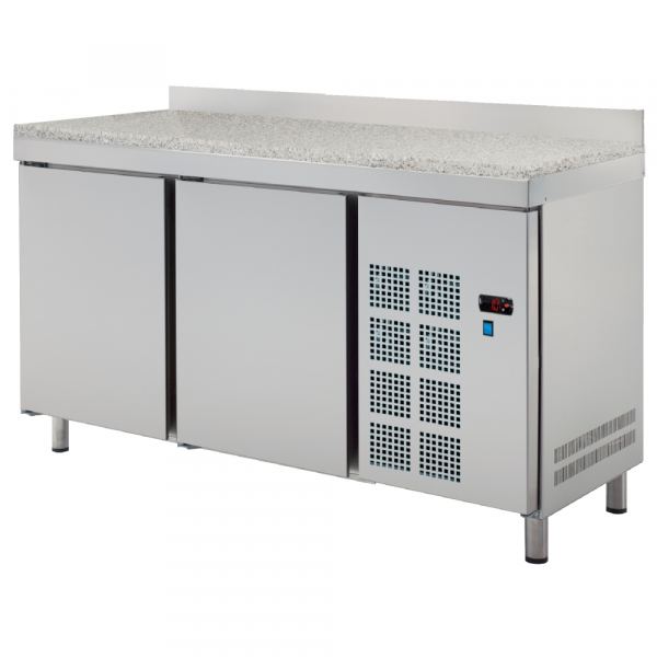 Pastry cold table granite countertop. 2 doors. - 1480x800x850 mm - 220 W 230/1V - 7M342170 Eurast
