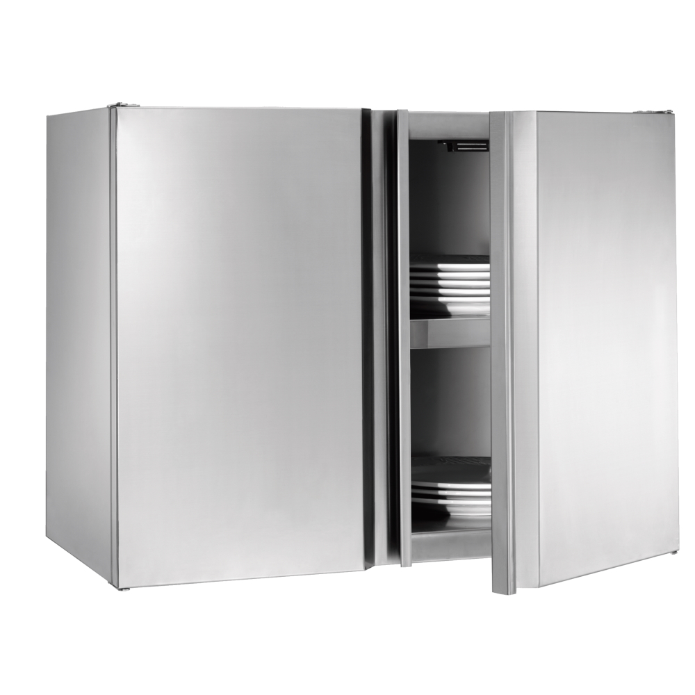 Neutral wall cabinet 2 doors, 2 shelves - 500x400x600 mm - 15310420 Eurast