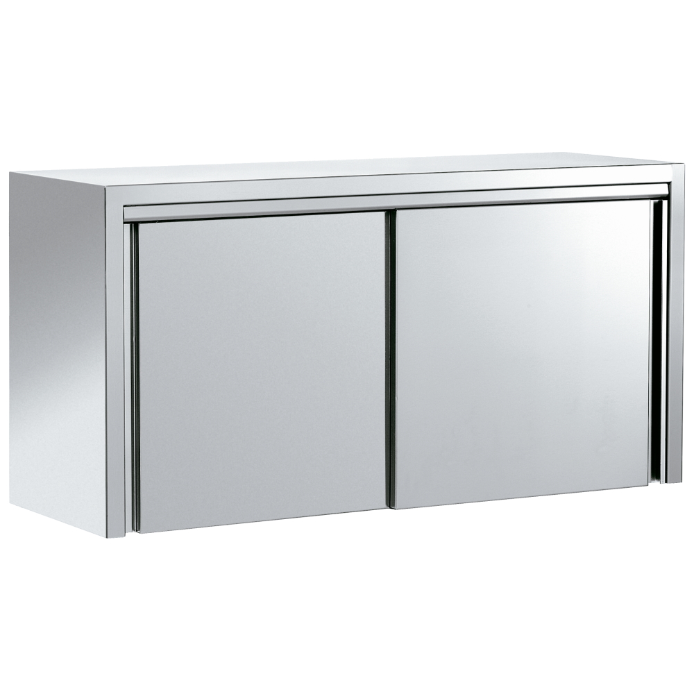 Neutral wall cabinet 2 doors, 2 shelves - 1600x400x600 mm - 13010420 Eurast