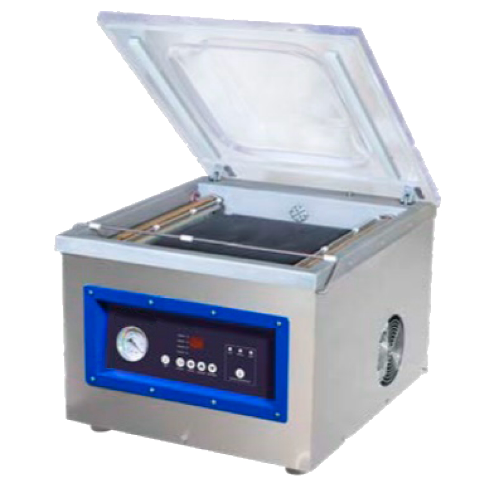 Vacuum packing machine 20 m3 pump - 2 welding bars400 - 510x570x490 mm - 750 W 230/1V - 17225860 Eur