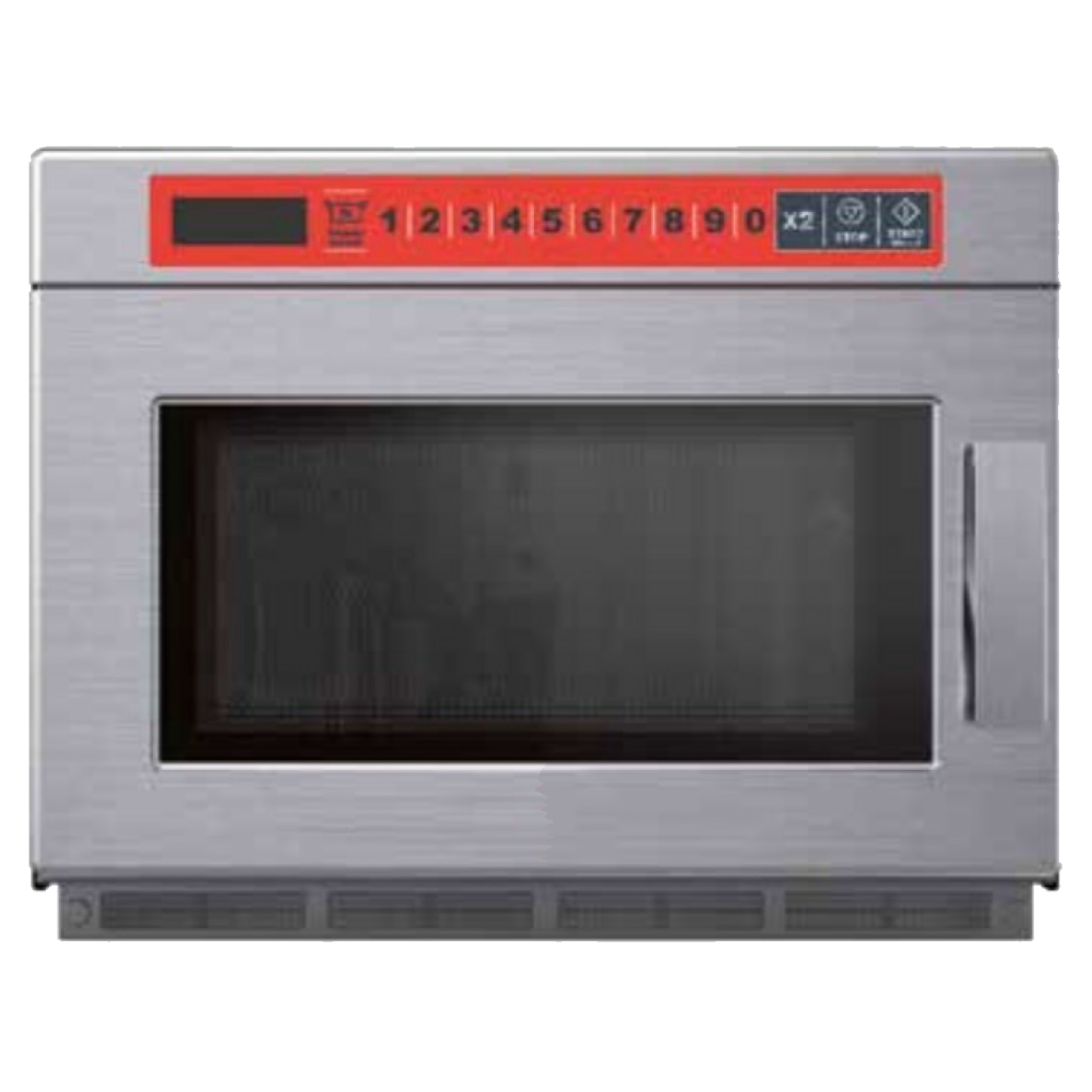 Microondas inox 28 l. digital suelo liso 2 magnetron 1,8 465x580x370 mm