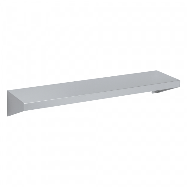 Wall shelf smooth square below - 800x250x150 mm - 36320010 Eurast
