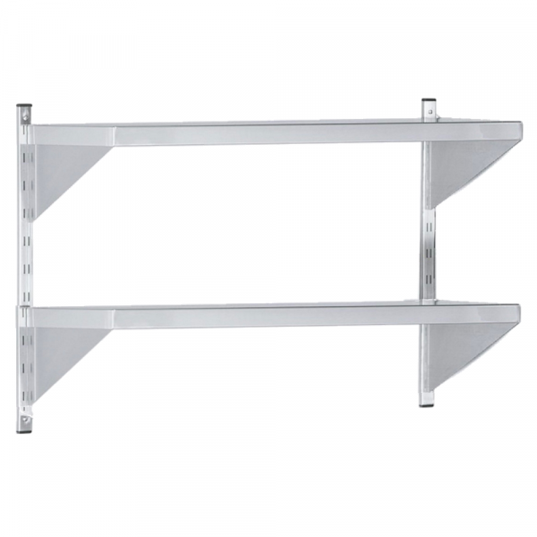 Adjustable wall shelf 2 shelves (depth 400) - 1000x400x600 mm - 31024000 Eurast