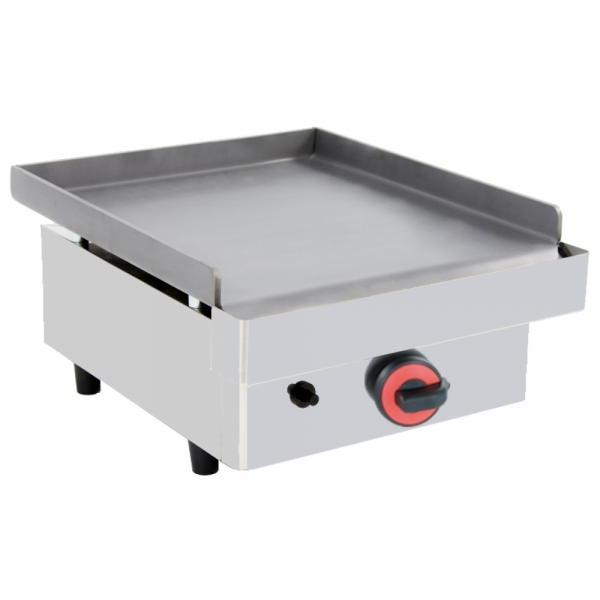 Gas iron hot plate 8 mm smooth table top - 405x450x240 mm - 3 Kw - 4402L6P0 Eurast