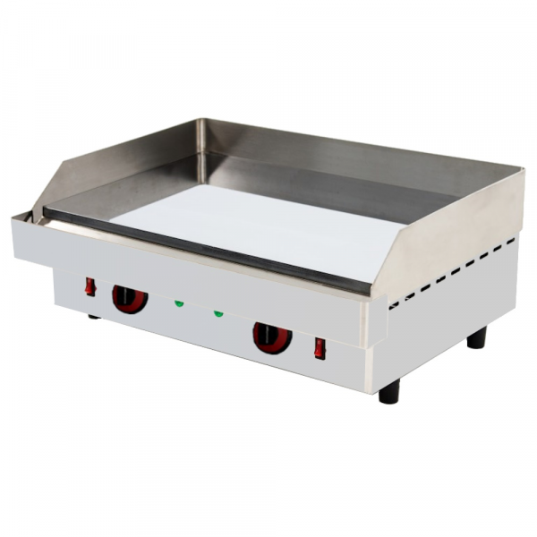 Electric hard chrome hot plate 15 mm smooth table top - 605x450x280 mm - 4 Kw 230/1V - 4453CEP0 Eura
