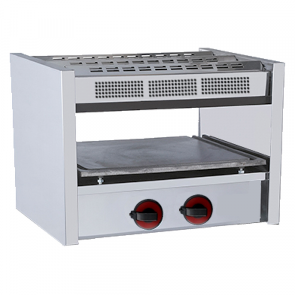 Gas salamander grill 1 griddle 48x37 - 560x380x450 mm - 5 Kw - 43000016 Eurast