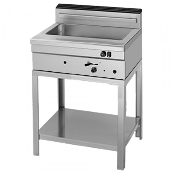 Freidora de pastelería a gas 20 litros sobre soporte 700x580x900 mm