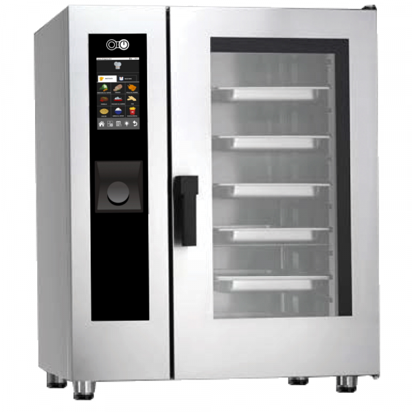 Electric direct steam-conv mixed oven with wash for 10 gn 1/1 - 860x800x1120 mm - 15,7 KW 400/3V - 4