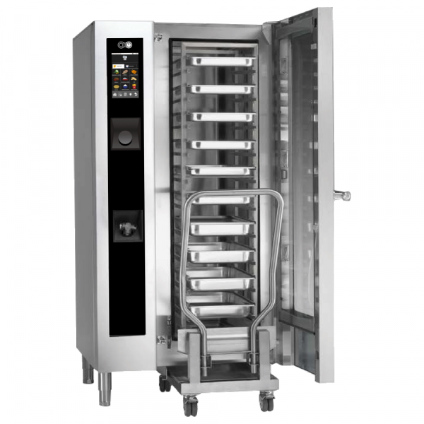 Horno mixto electrico lavado autom. para 20 gn 1/1 1000x840x1850 mm