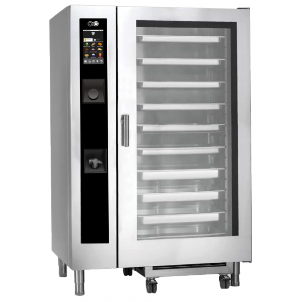 Horno mixto electrico con lavado autom. 20 gn 2/1 1200x910x1850 mm