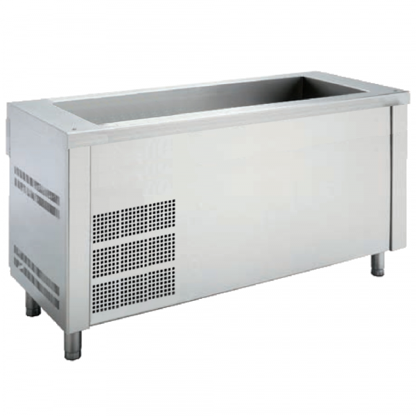 Mueble frío c/cuba self-service 3 gn 1/1-150 1200x700x850 mm