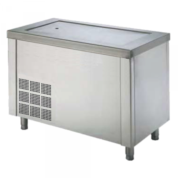 Mueble frío c/placa lisa self-service 4 gn 1/1-20 1600x700x850 mm