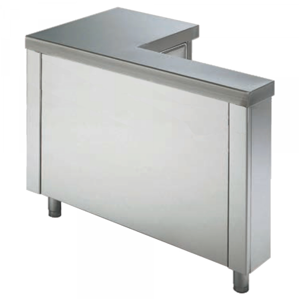 Mueble caja self-service derecho con 1 cajón 1200x700x850 mm