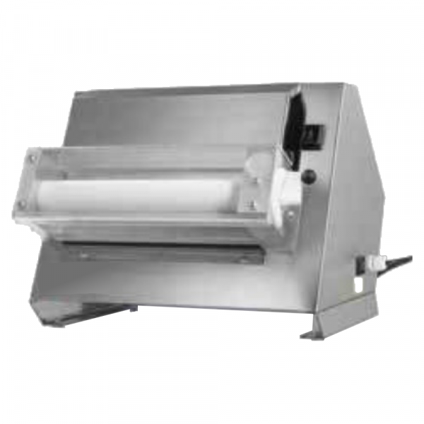 Formadora de pizzas diametro 260-450 con pedal 650x355x355 mm